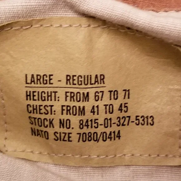 EUC! Vintage Desert Camo BDU 4-Pocket Coat - Picture 9 of 10